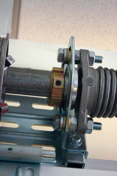 Roller garage door motor