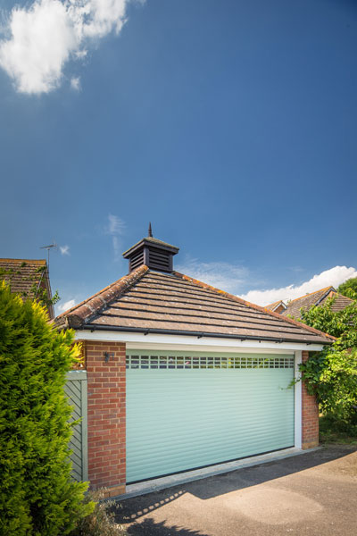 Standard roller garage door